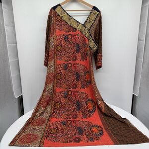 chinese dress ladies Cindra Long Sleeve Feather Rhinestone Dress
